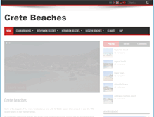 Tablet Screenshot of crete-beaches.com